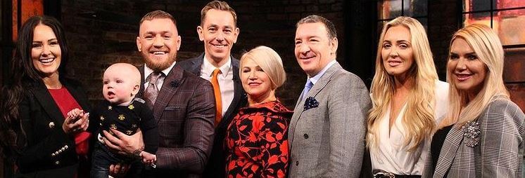 Margaret McGregor with her family.